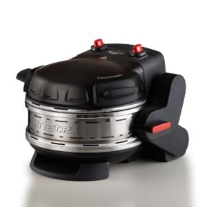 Forno de Pizza Elétrico Duplo Ariete 927 com Pedra Refratária 400ºC Preto - 220V