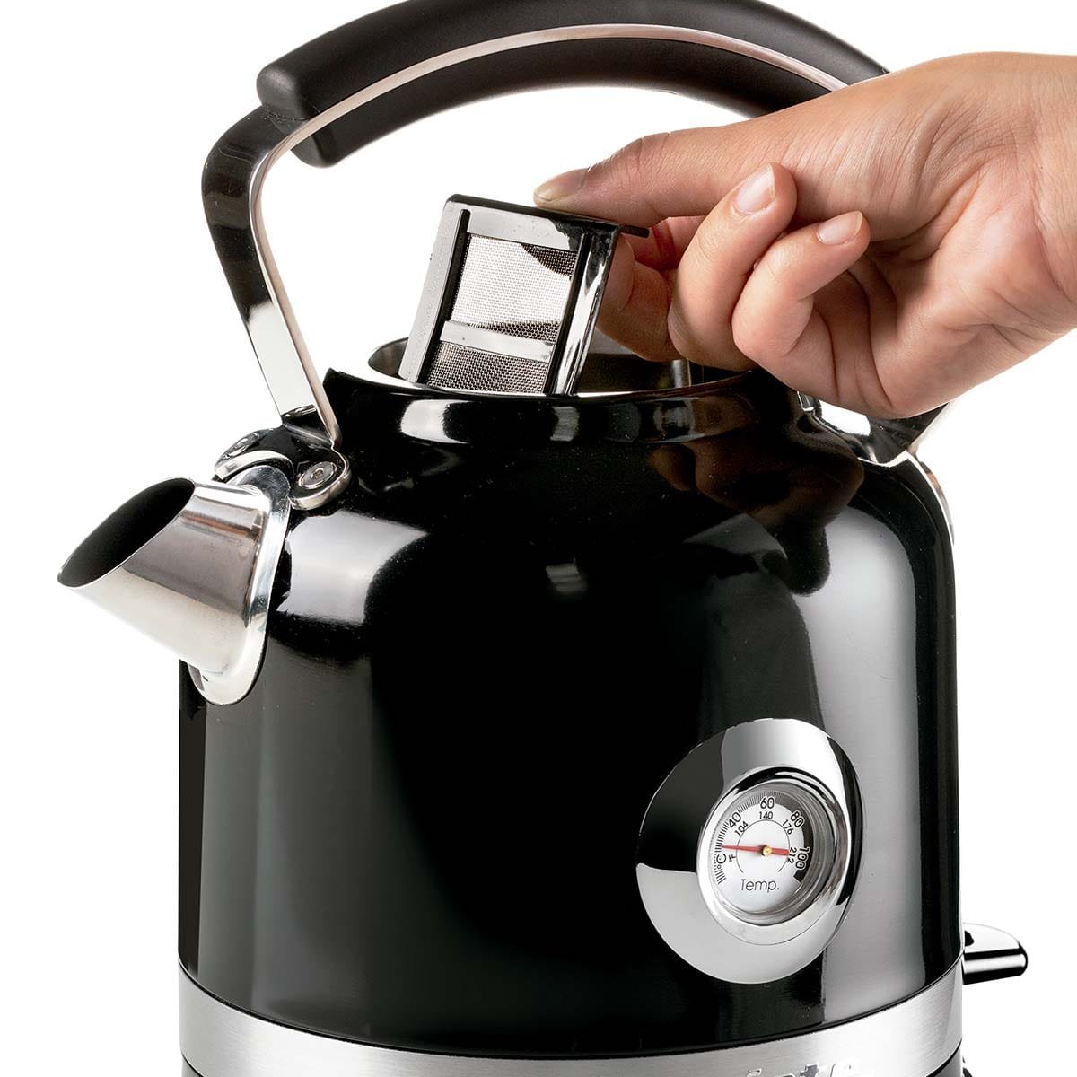 Chaleira Elétrica Ariete 2854 Moderna Preta 1,7L Base 360 Graus - Imagem 4