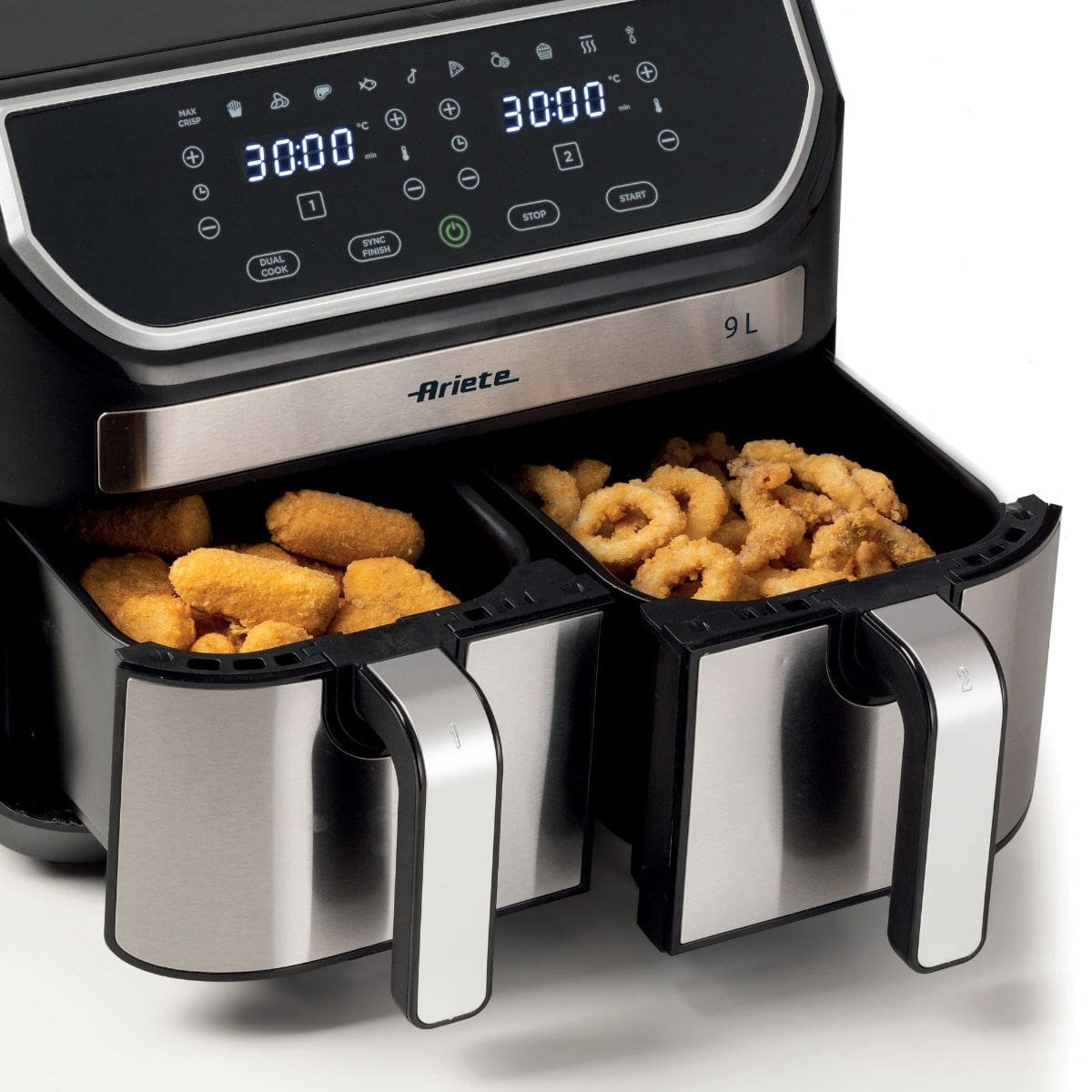 Fritadeira Air Fryer Dual 9L Metal Ariete 4625 com Cesto Duplo (4,5L x 2) - Imagem 7