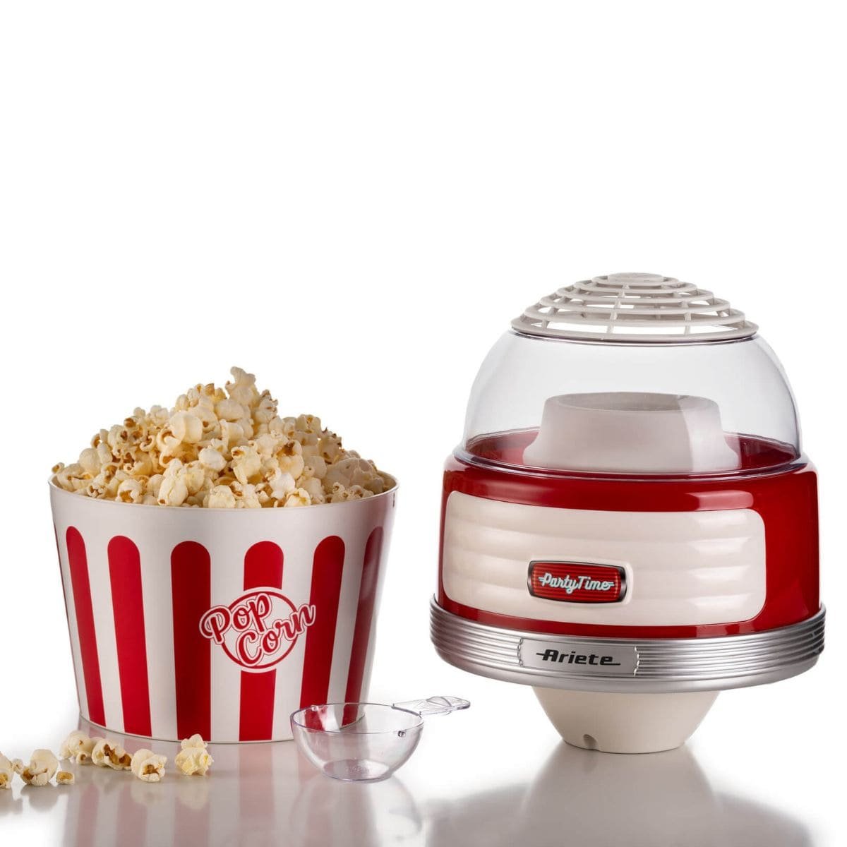 Pipoqueira Ariete 2957 Party Time Grande Retrô 1100W Vermelha - Imagem 3