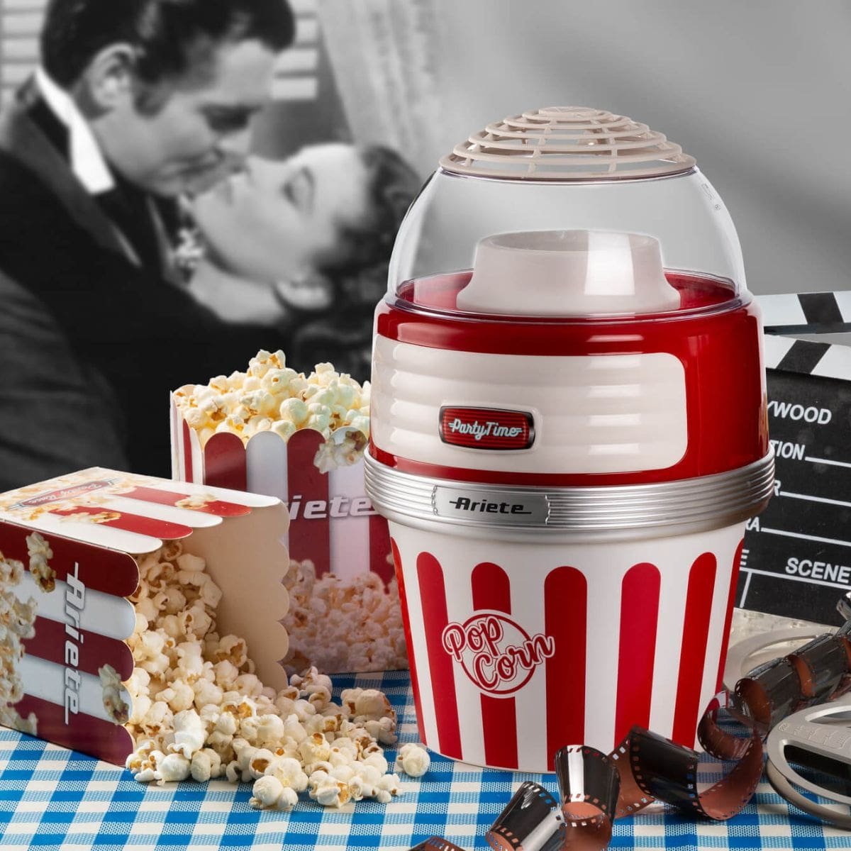 Pipoqueira Ariete 2957 Party Time Grande Retrô 1100W Vermelha - Imagem 4