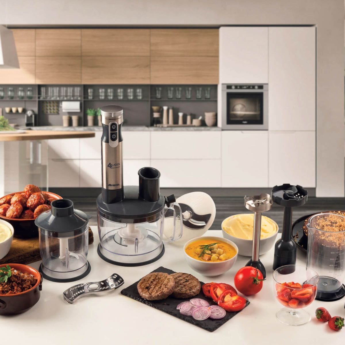 Mixer Multifuncional Ariete 898 – 7 em 1 com 10 Velocidades, Turbo 2L - Imagem 8